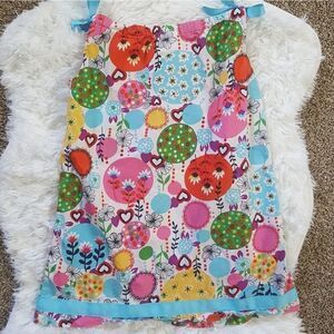 HANNA ANDERSSON Tie Shoulder Dress Size 110 / 5